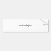 Landscape Architect Professional Job Bumper Sticker