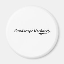 Landscape Architect Professional Job Fridge Magnet