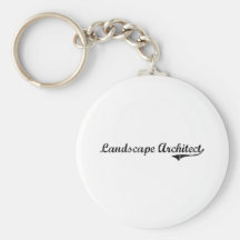 Landscape Architect Professional Job Keychains