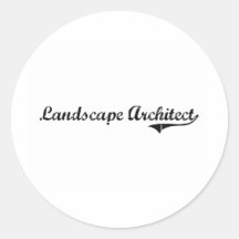 Landscape Architect Professional Job Stickers