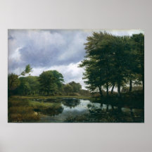 Landscape at Silkeborg, 1833 Print