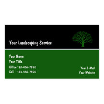 Landscape Business Cards