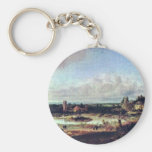 Landscape.,  By Hercules Seghers Key Chains