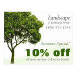 Landscape, Lawn, or Gardening Marketing Postcard