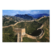 Landscape of Great Wall, Jinshanling, China Photographic Print