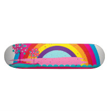 Landscape Rainbow Skate Deck