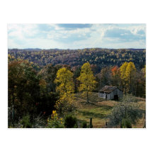 Landscape with Barn Postcard