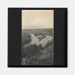 landscape with flowers magnet