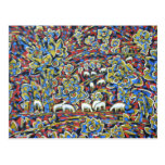 Landscape with Sheeps Postcard