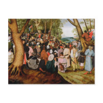 Landscape with St. John the Baptist Preaching Postcard