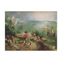 Landscape with the Fall of Icarus, c.1555 Postcard