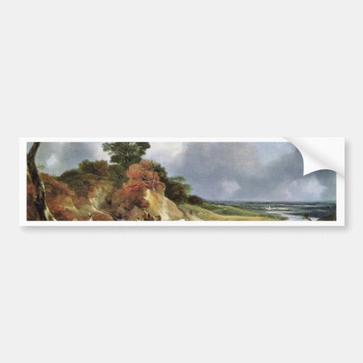 Landscape With The Village Cornard By Thomas Gains Bumper Stickers