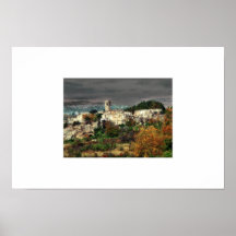 Landscape with town I Print