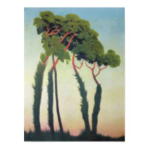 Landscape with Trees, 1911 posters