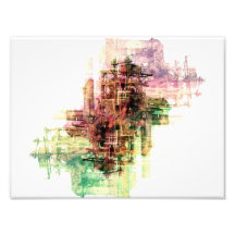 Landschaftspark Nord in Duisburg, digital bearbeit Photodruck