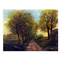 Lane near a small Town by Alfred Sisley postcards