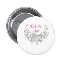 L'ANGE DE CHIEN DE DIABLE BADGE