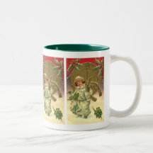 L'ange de nouvelle année tasse à café