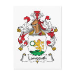 Langguth Family Crest postcards