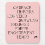 Language of Dressage Mouse Pad