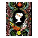 Language of Flowers blank postcard