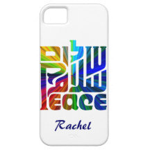 Language of Peace-Hebrew, English, Arabic iPhone 5 Cases
