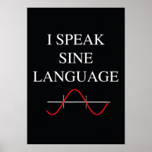 Langue de sinus affiche