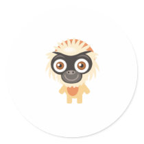 Langur - My Conservation Park Round Stickers