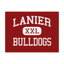 Lanier - Bulldogs - Middle School - Buford Georgia Postcard