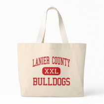 Lanier County - Bulldogs - High - Lakeland Georgia Canvas Bag