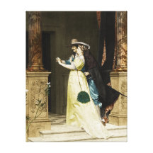 L'anneau de fiançailles toile tendue sur châssis