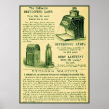 L'annonce se développante de cru de ~ de lampe de  affiches