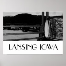 Lansing Iowa Print