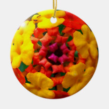 Lantana bubble ornament