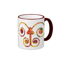 Lantana Butterfly Coffee Mug