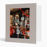 Lantern and Gauges on Fire Truck Vinyl Binder