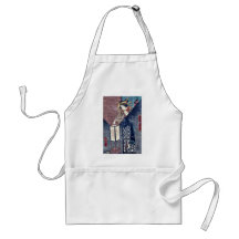 Lantern by Utagawa,Toyokuni Ukiyoe Apron