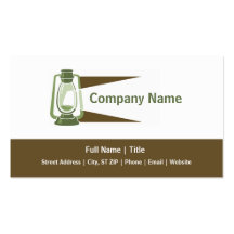 Lantern Logo Business Card Template