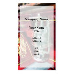Lantern on Old Fire Truck Business Card Templates