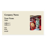 Lantern on Old Fire Truck Business Cards