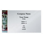 Lantern on Old Fire Truck  - Platinum Finish Business Card Templates
