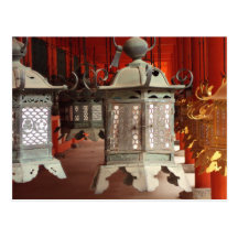 Lanterns at the Kasuga-taisha Shrine Postcards