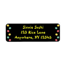 Lanterns Return Address Label
