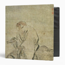 Lao-tzu  riding his ox, Chinese, Ming Dynasty Vinyl Binders