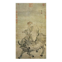 Lao-tzu  riding his ox, Chinese, Ming Dynasty posters