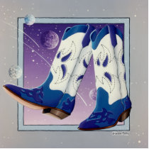 Lapel Pin, Broach - Electric Slide Cowboy Boots