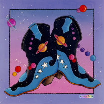 Lapel Pin, Broach - Midnight Cowboy Boots