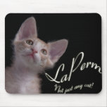 LaPerm cat mousepad