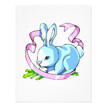 lapin bleu ribbon.png pourpre bristol personnalisé