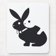 lapin chaud tapis de souris